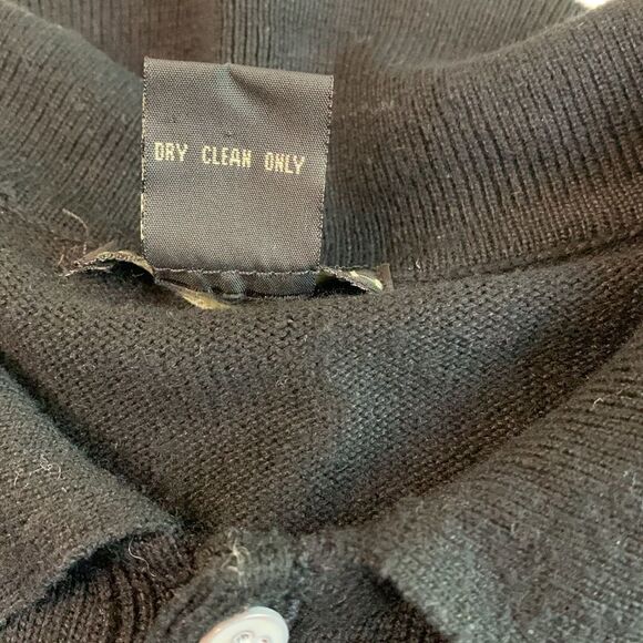 KEVOMAN sweater cashmere/silk blend polo style long sleeve men’s size XL - Picture 5 of 8